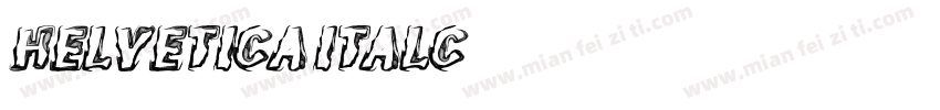 Helvetica italc字体转换